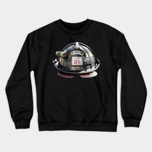 CHICAGO FIRE HELMET - TRUCK 81 Crewneck Sweatshirt